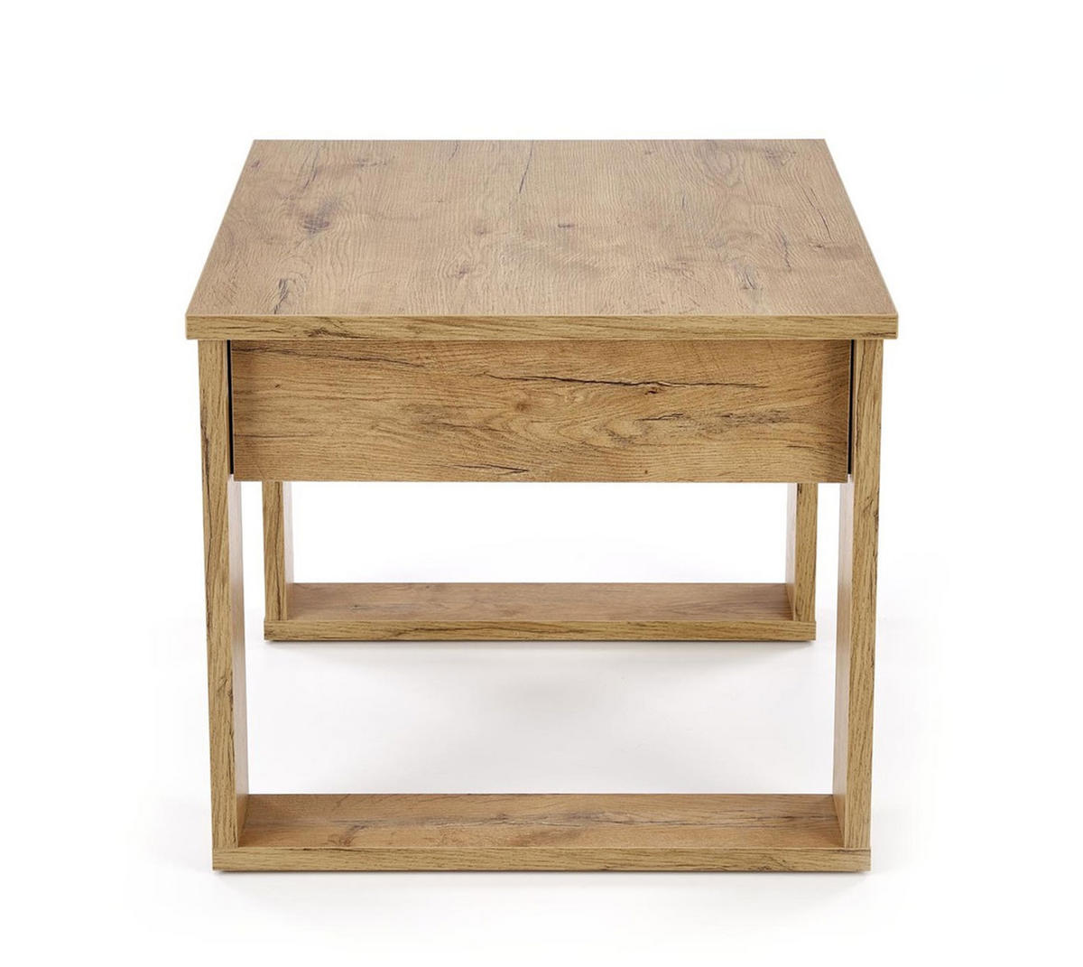 COUCHTISCH Nea Eiche Wotan 60 / 60 / 52cm - Eichefarben, Holz/Holzwerkstoff (60/60/52cm) - Feldmann-Wohnen
