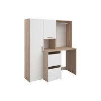 WASCHMASCHINENMÖBEL - 156.7cm x 66.8cm - Holzspan - naturfarben hell, weiß - ERKANO - Naturfarben, Holz (156.7/184.4/66.8cm) - Vente-Unique