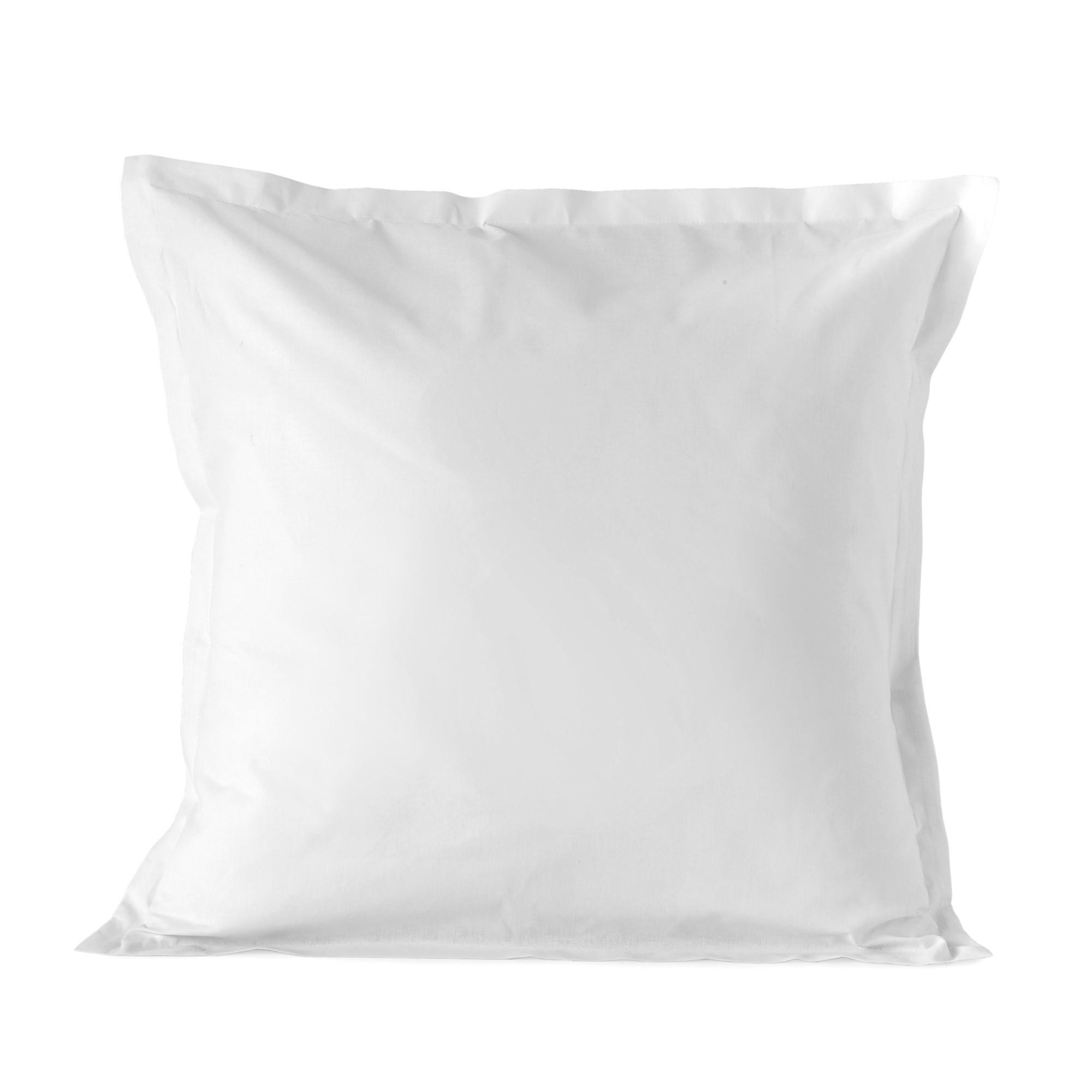 KISSENBEZUG Basic Weiss 80x80 cm - Weiß, Textil (80/80cm) - Happy Friday