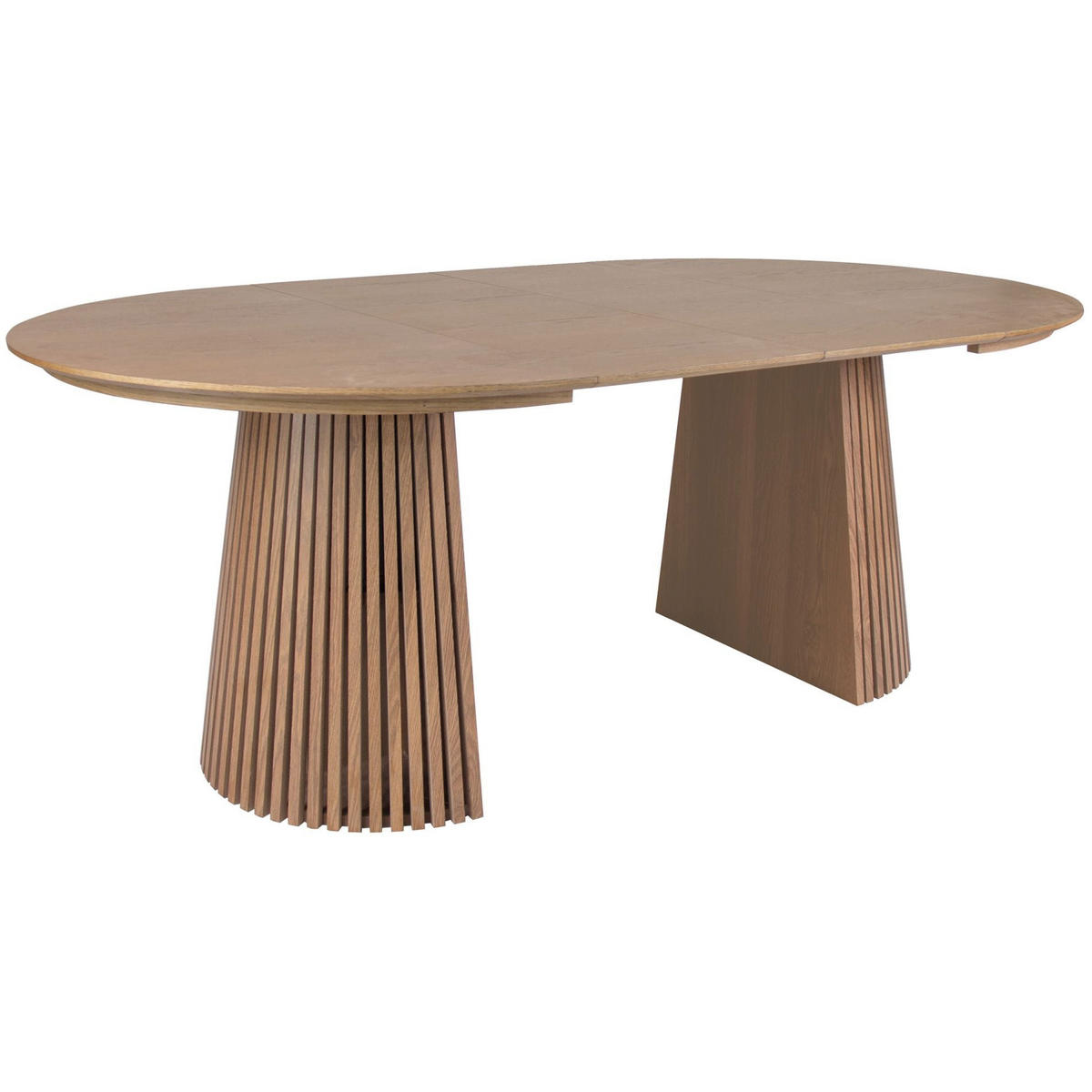 AUSZIEHTISCH Formisty Eichenholzoptik 120–200 x 120 cm - Beige, Holzwerkstoff (120/120/75cm) - Selsey
