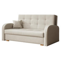 SCHLAFSOFA Viva Gold III - Creme/Braun, Holz/Textil (153/85/98cm) - MIRJAN24