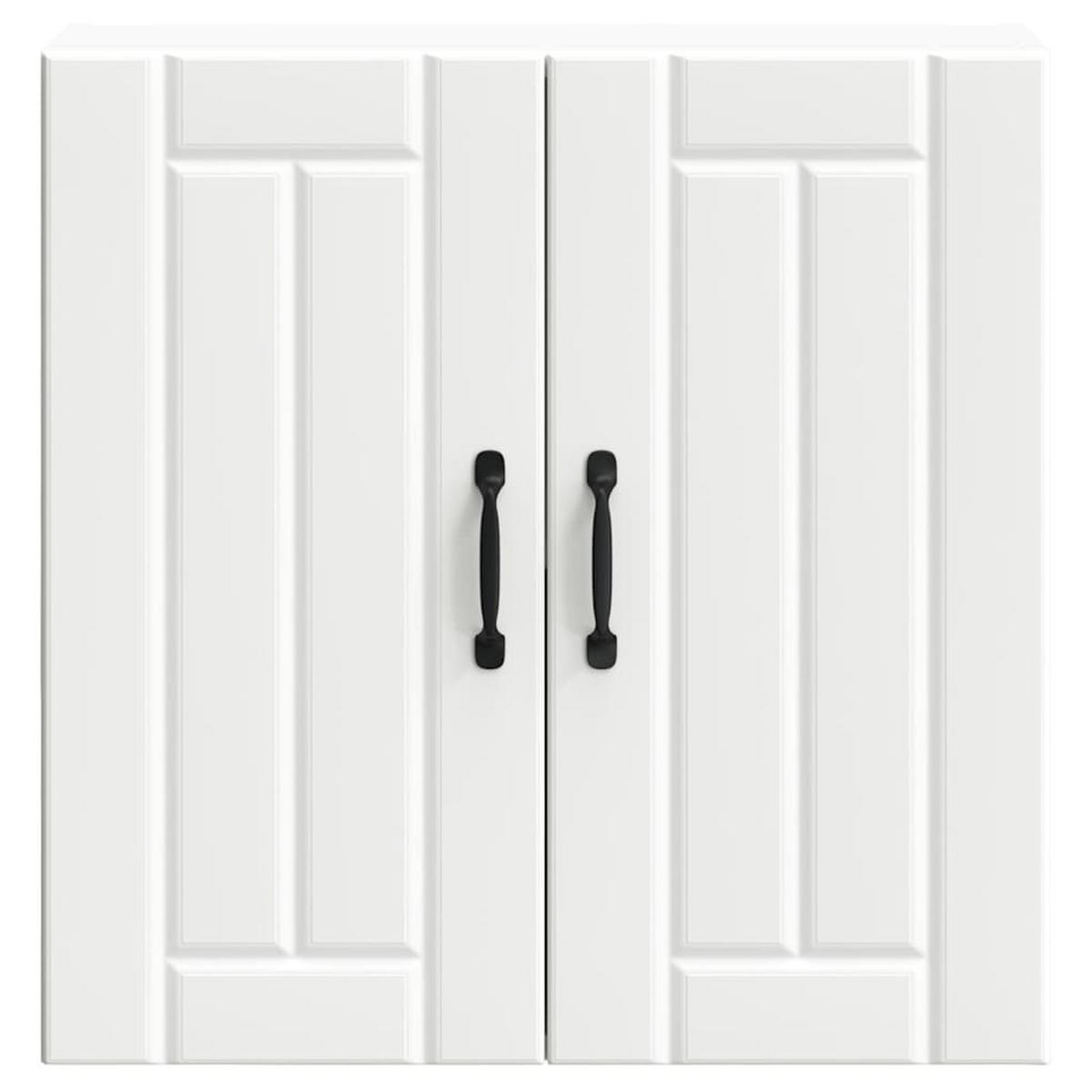 KÜCHENOBERSCHRANK Lucca mit 1 Ablage 60/31/60 cm aus Holzwerkstoff Weiß - Weiß, Holz (60/60/31cm) - vidaXL