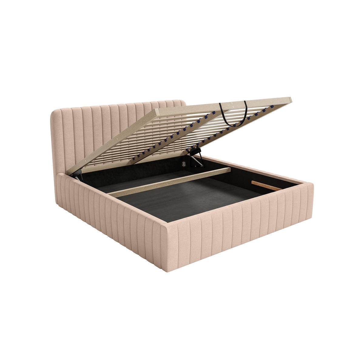 POLSTERBETT Orasi 160x200 cm, Altrosa - Rosa, Textil (200/160cm) - Fedve