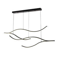 HÄNGELEUCHTE Portofino, Schwarz, 112cm - Schwarz, Metall (112/112/32cm) - KOSILUM