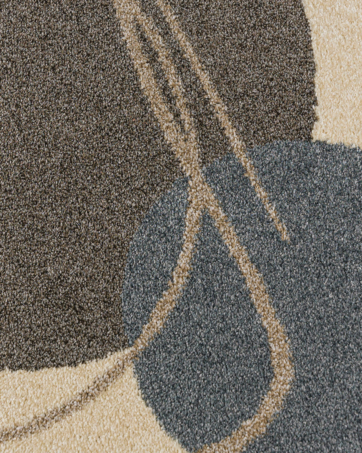 TEPPICH Beige Geometrisch In-Outdoor Pflanzlich Kurzflor Rechteckig 120 x 170 cm - Beige/Multicolor, Textil (120/170cm) - Mazovia