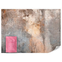 FOTOTAPETE für Wohnzimmer Beton Abstraktion 350x256 - Beige/Orange, Papier (350/256cm) - Muralo