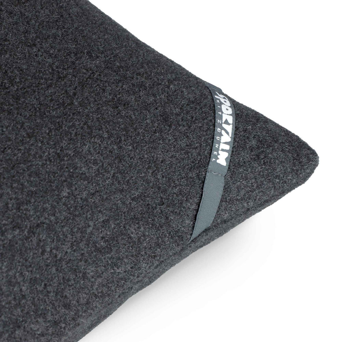 ZIERKISSENHÜLLE BOUCLÈ KITZ - Anthrazit, Textil (40/40cm) - Sportalm Kitzbühel