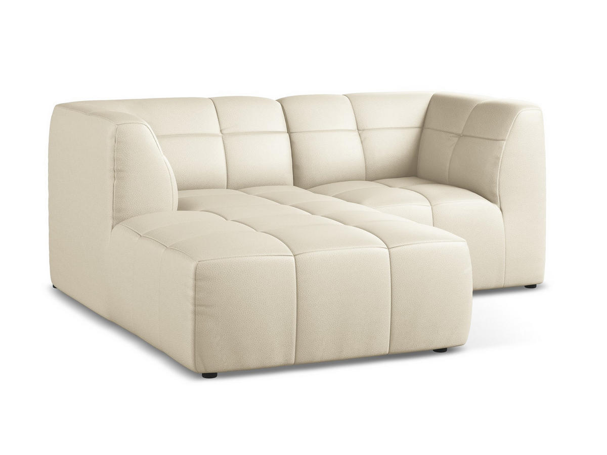 2-SITZER-SOFA Bouclé Stoff Braun - Schwarz/Mokka, Holzwerkstoff/Kunststoff (174/75/94cm) - Makamii