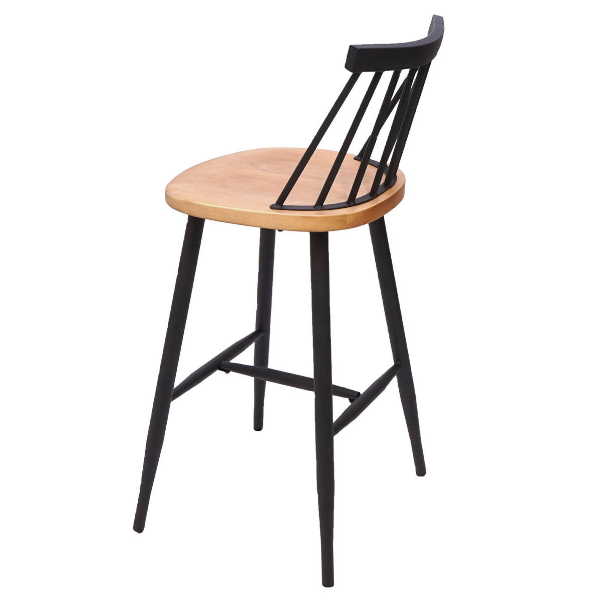 BARHOCKER Braun 2er-Set - Braun, Holz (45/101/47cm) - MCW