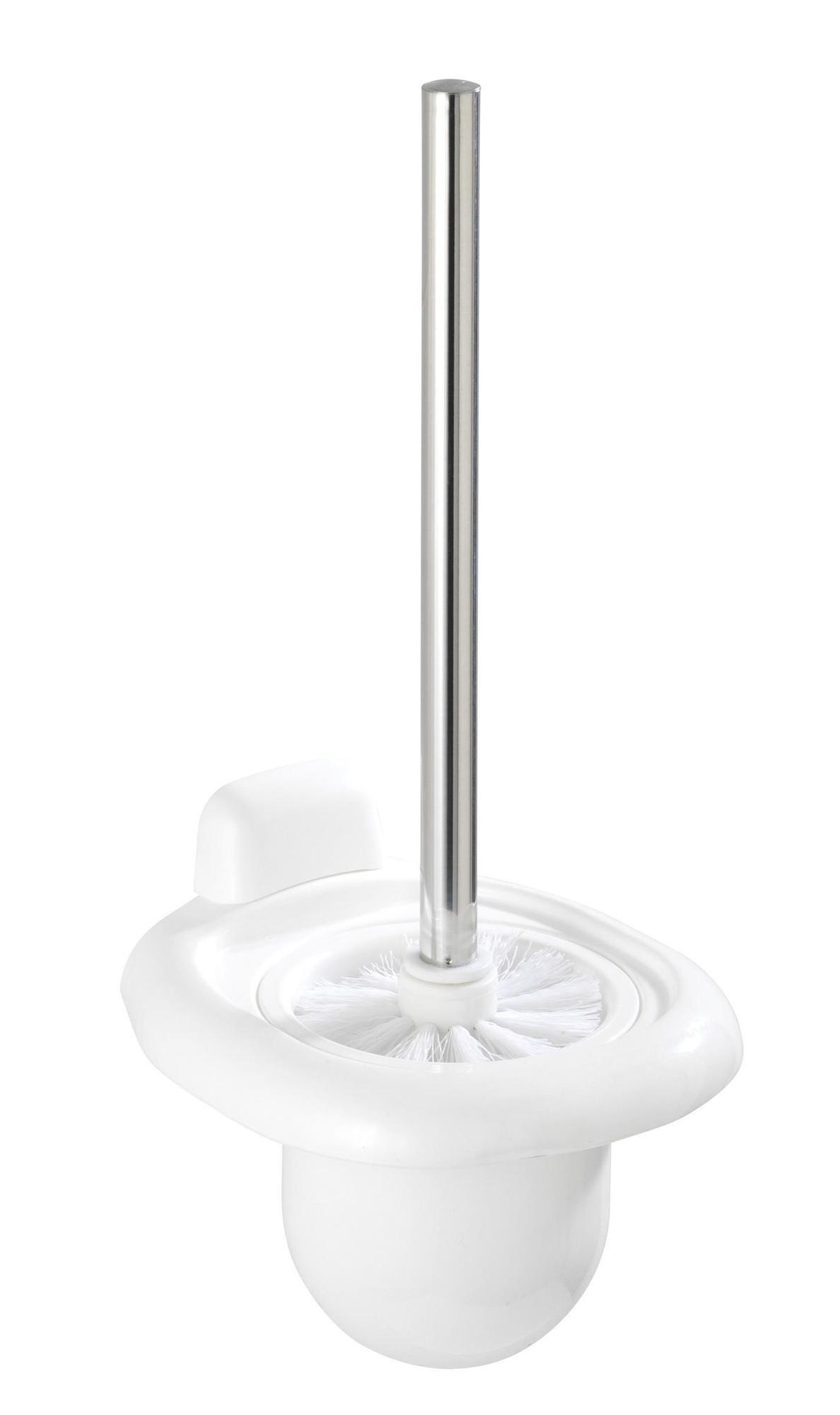 TOILETTEN-BÜRSTENBEHÄLTER Pure 16/15,5/36 cm - Weiß, Kunststoff (15.5/36/16cm) - Wenko