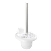 TOILETTEN-BÜRSTENBEHÄLTER Pure 16/15,5/36 cm - Weiß, Kunststoff (15.5/36/16cm) - Wenko