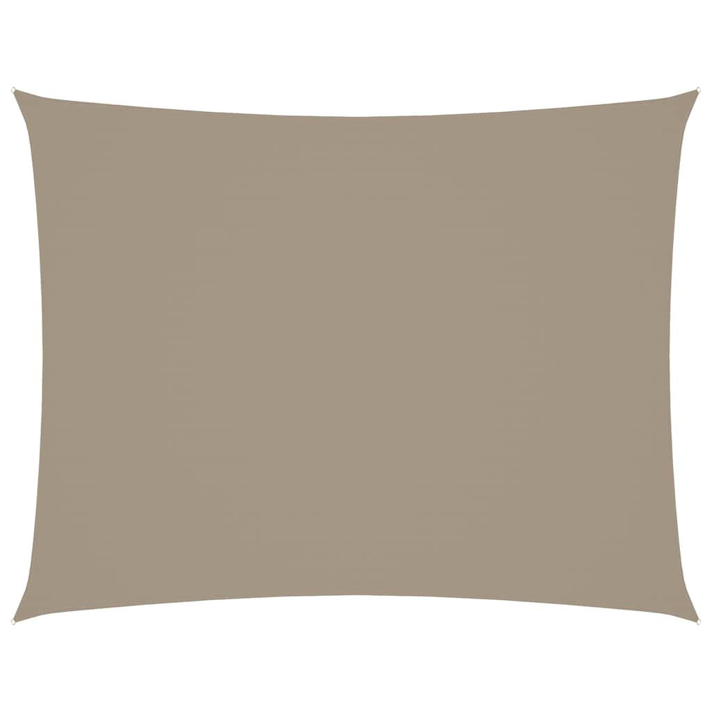 SONNENSEGEL Oxford-Gewebe Rechteckig 3/6 M Taupe - Taupe, Textil (300/600cm) - vidaXL