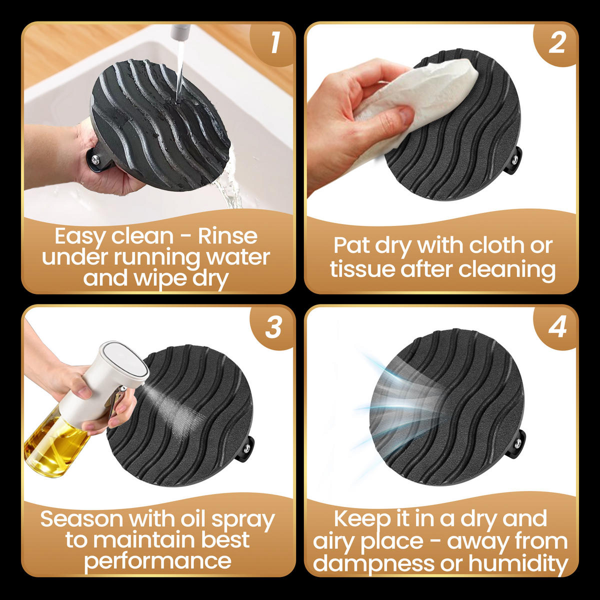 BURGERPRESSE Gusseisen,Burgerpresse, Gusseisen, Schwarz, 2lb schwere Smash-Burger-Presse - Schwarz, Metall (15.2/6.5/15.2cm) - Gourmet Easy