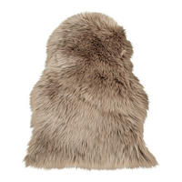 LAMMFELL Künstlich Polyester Hellbraun - Hellbraun, Textil (50/85cm) - tinkaro