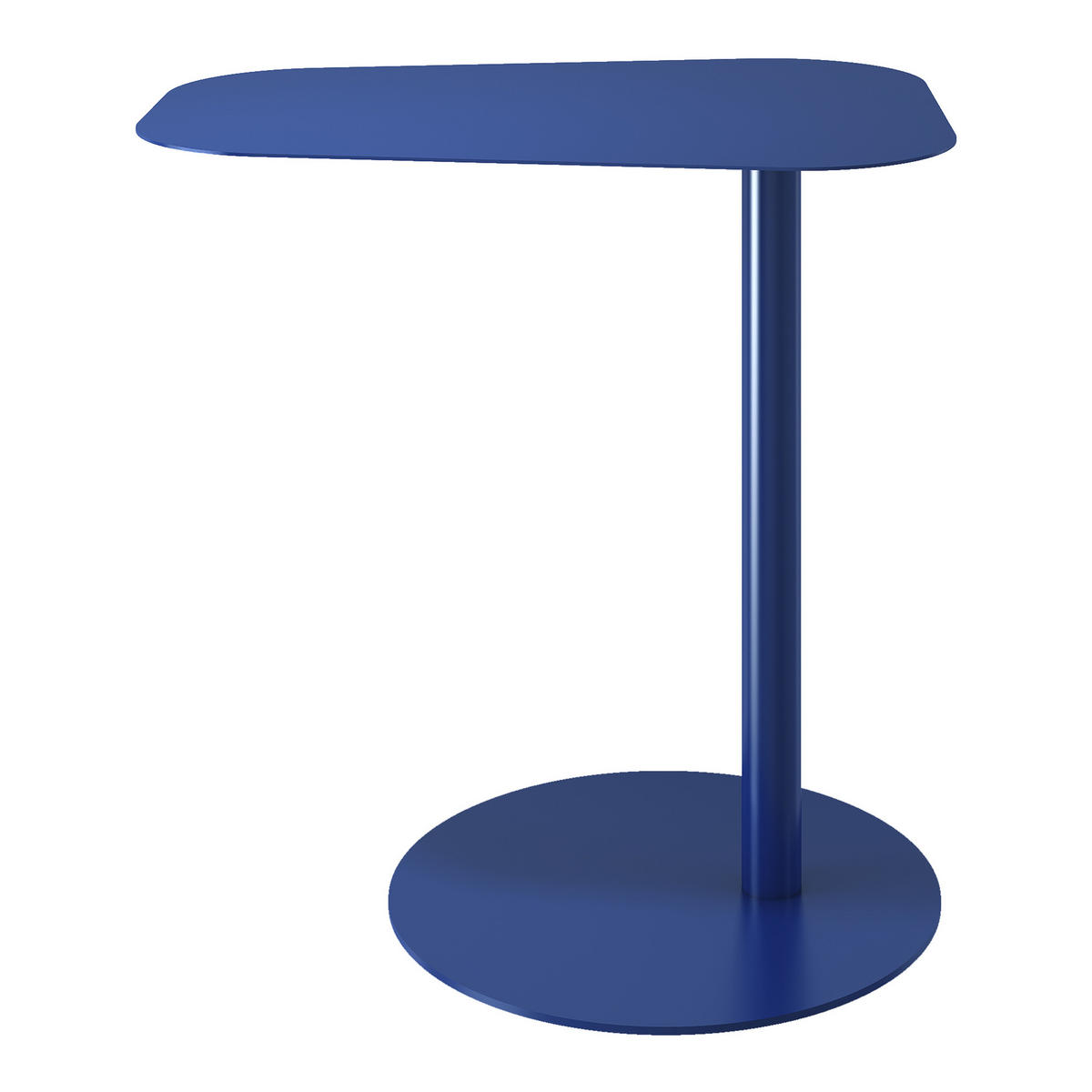 BEISTELLTISCH Nastätten - Dunkelblau, Metall (38/50/50cm) - [en.casa]