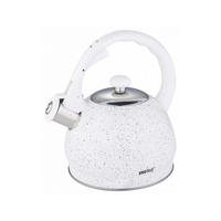 WASSERKESSEL Weiß 22/20/22 cm KH1404 - Weiß, Metall (22cm) - Kinghoff 