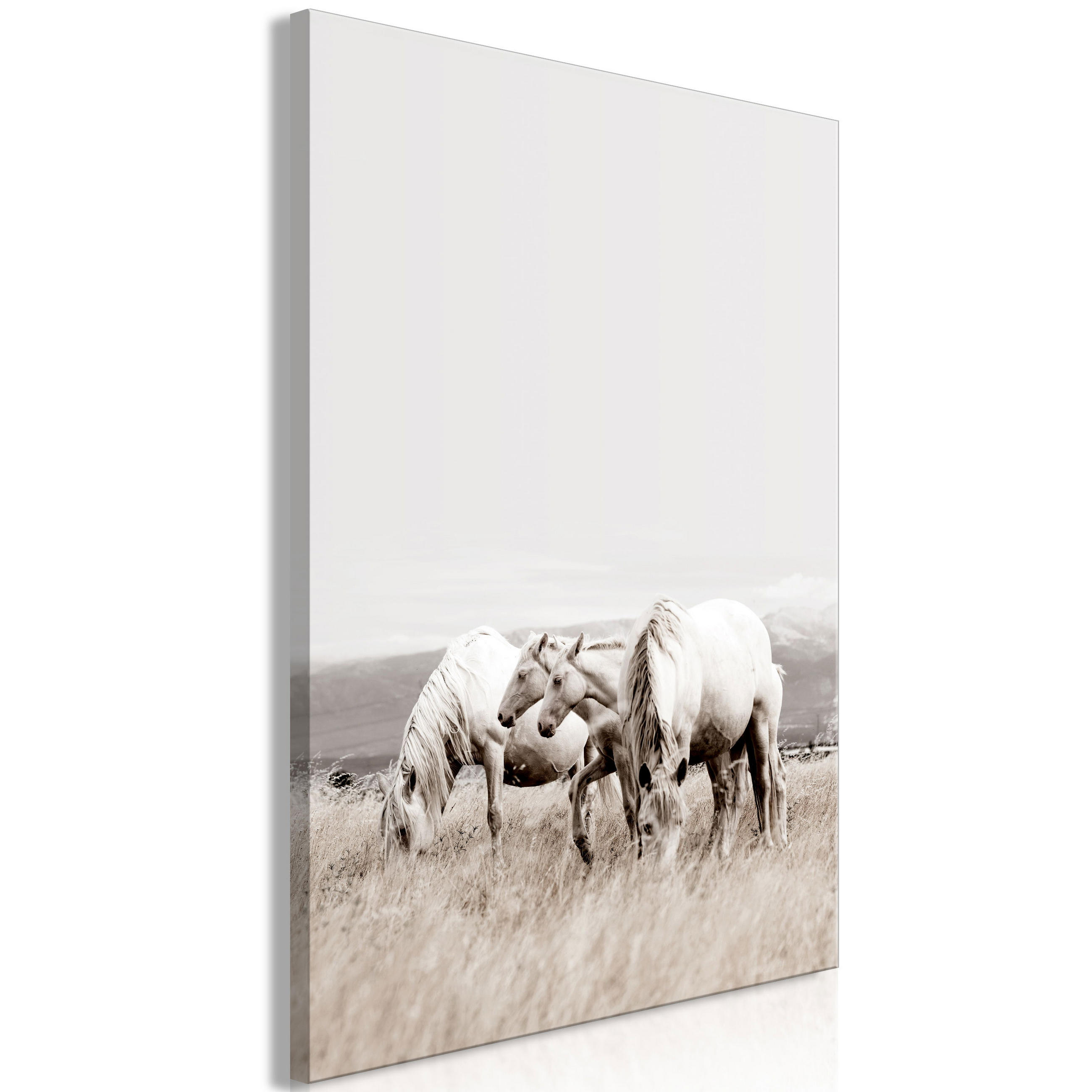 KUNSTDRUCK Grau 80/120 cm - Beige/Grau, Textil (80/120cm) - KUNSTLOFT