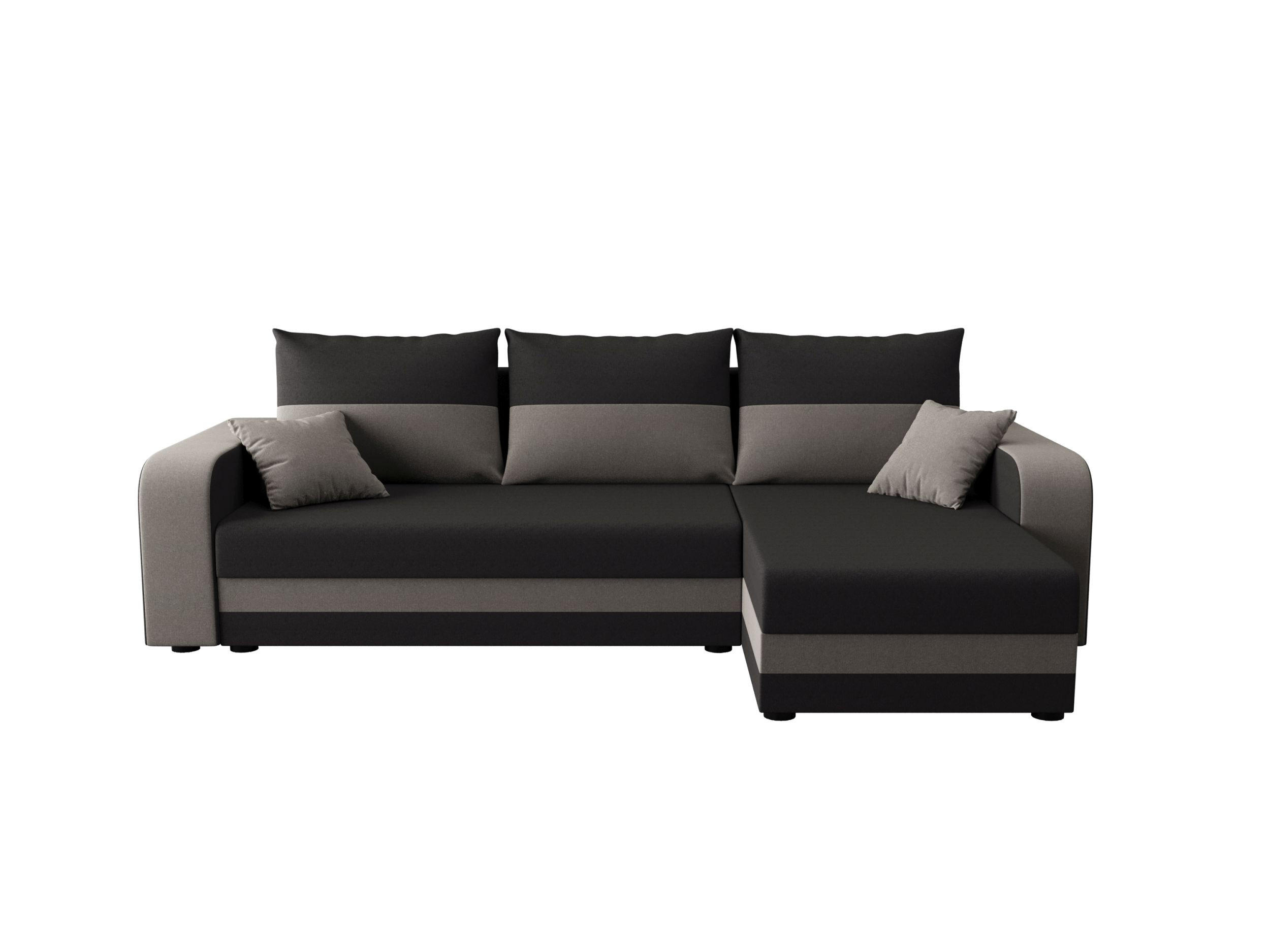 ECKSOFA HEWLET L BIS Sawana 05+21 Rechts mit Schlaffunktion - Grau, Textil (240/140cm) - Bedante