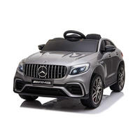 ELEKTROAUTO Mercedes AMG GLC 63S silber AMG GLC 63S, EVA-Reifen, Musik, Fernbedienung - Silberfarben, Kunststoff (115/70/55cm) - Moni