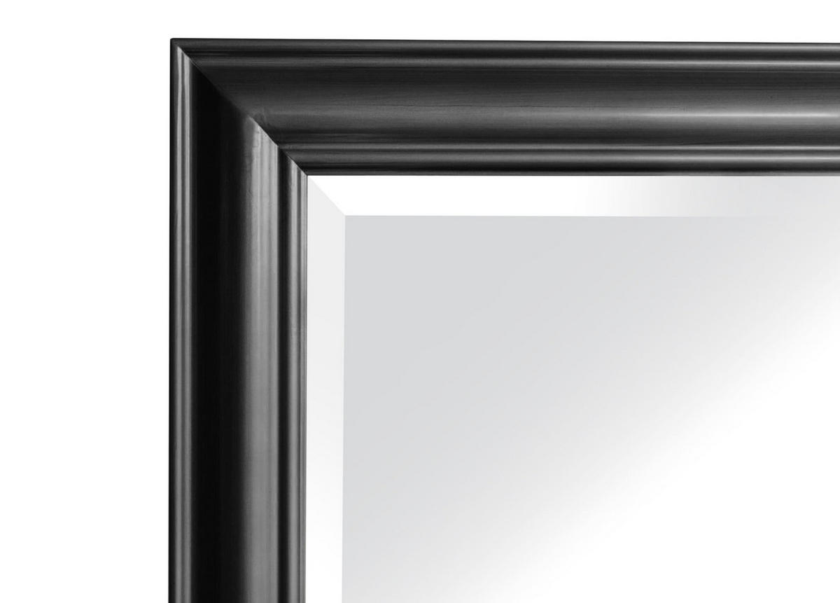 WANDSPIEGEL XL 180x80 cm, Schwarz, Holz - Schwarz, Holz (80/180/80cm) - dasmöbelwerk