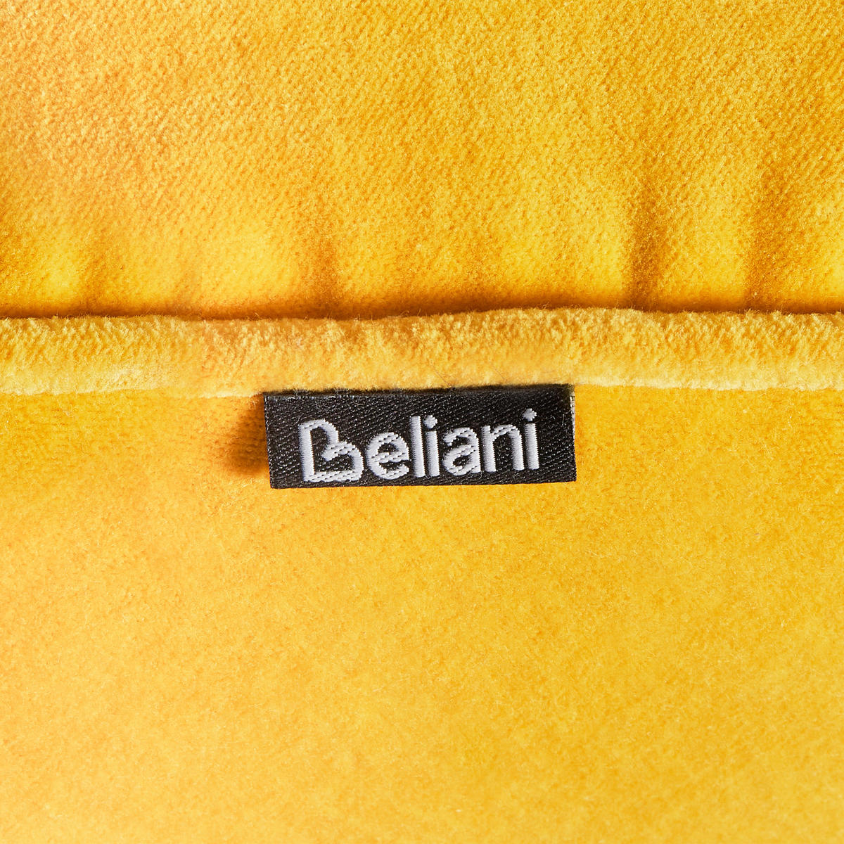 POUF Gelb Yulle - Gelb, Textil (60/25/60cm) - Beliani