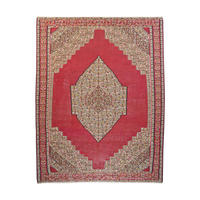 HANDWEBTEPPICH Kelim Senneh Rot 350/267 cm Schurwolle - Rot, Textil (267/350cm) - Looma