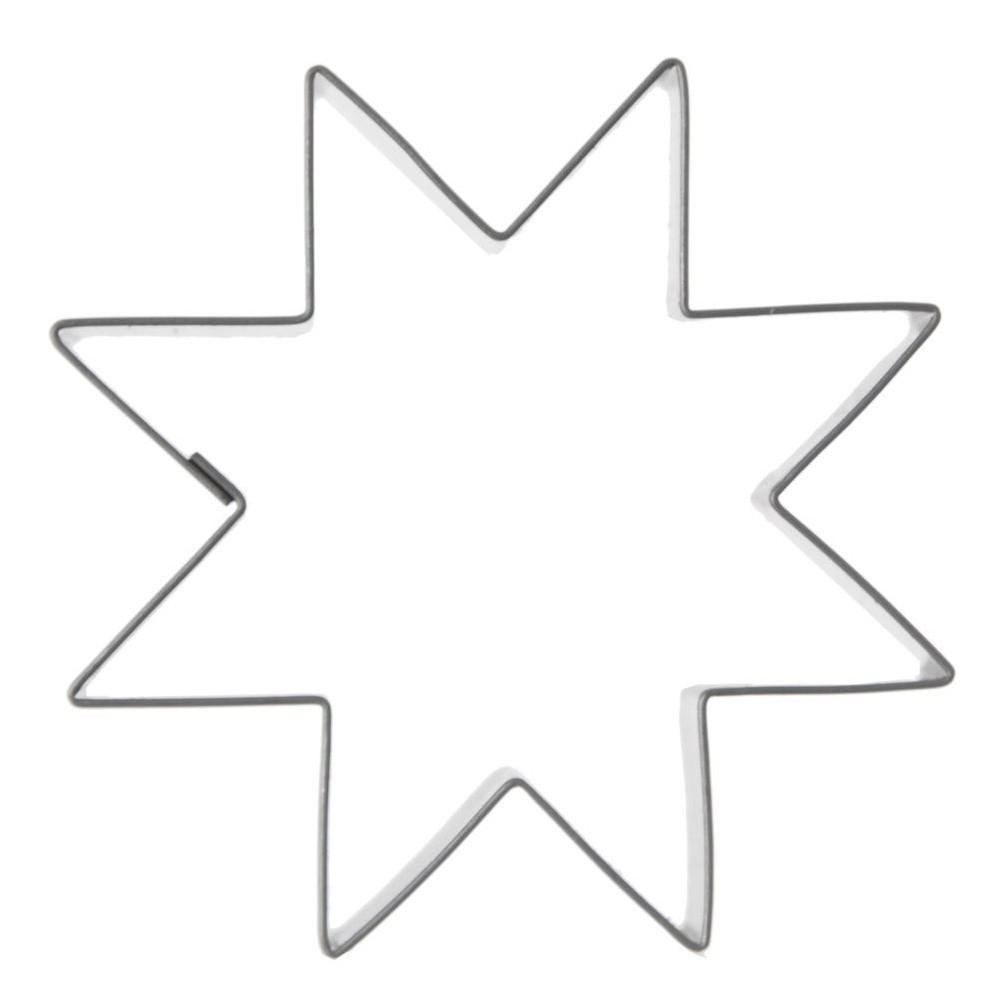 AUSSTECHFORM Stern 6 cm Silber - Silberfarben, Metall (6/1.5/6cm) - Orion 