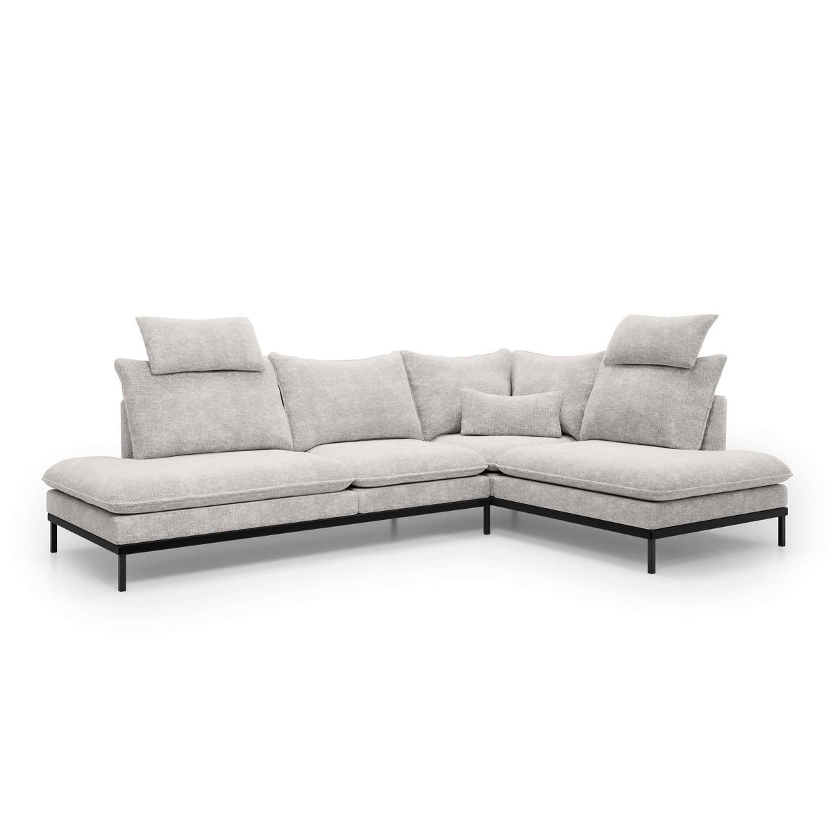 ECKSOFA Leafy Multicolor 293 cm - Multicolor, Textil (293/90/198cm) - Pillovely
