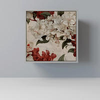 SIDEBOARD EPHEMERAL DAYS, Grau, 57,5x42x57,5 cm, Ohne Füße - Multicolor/Grau, Holzwerkstoff (57.5/57.5/42cm) - SpaceRebels
