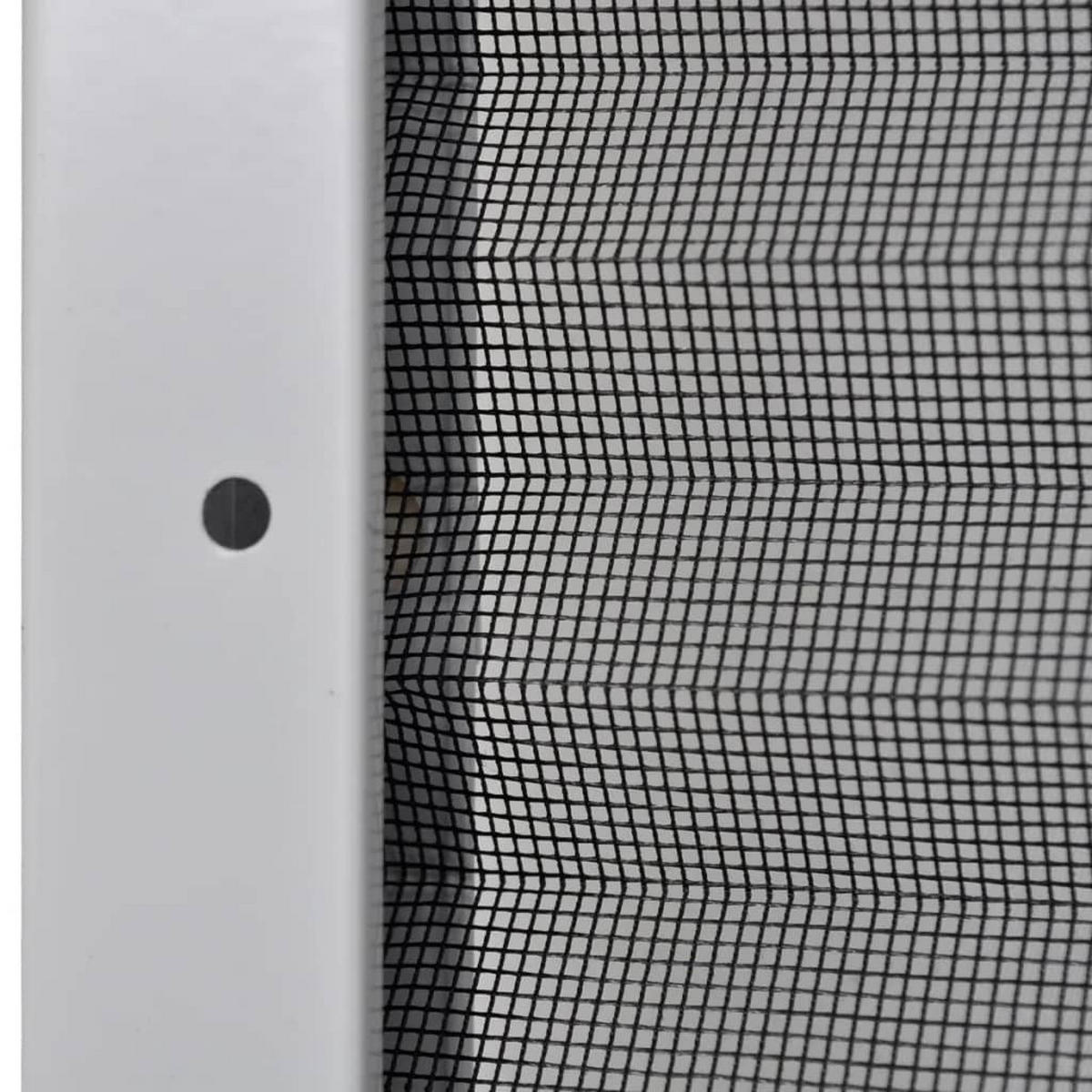 INSEKTENSCHUTZ-PLISSEE Für Fenster Jalousie Aluminium 60/80 Cm - Weiß, Glas (60/80/80cm) - vidaXL