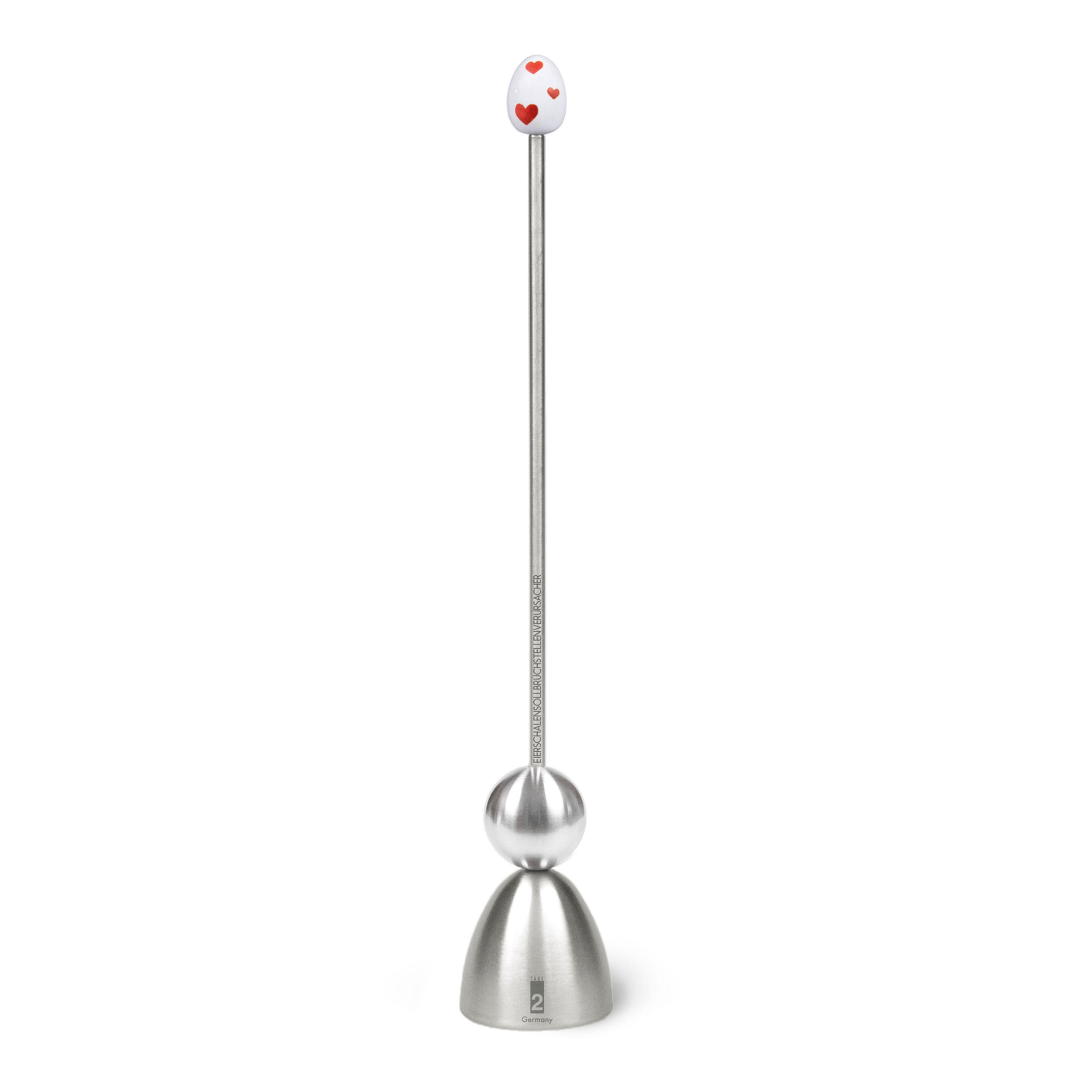EIERSCHALENSOLLBRUCHVERURSACHER Clack Keramik Edition 2, Herz - Multicolor, Metall (5/5/40cm) - Take2