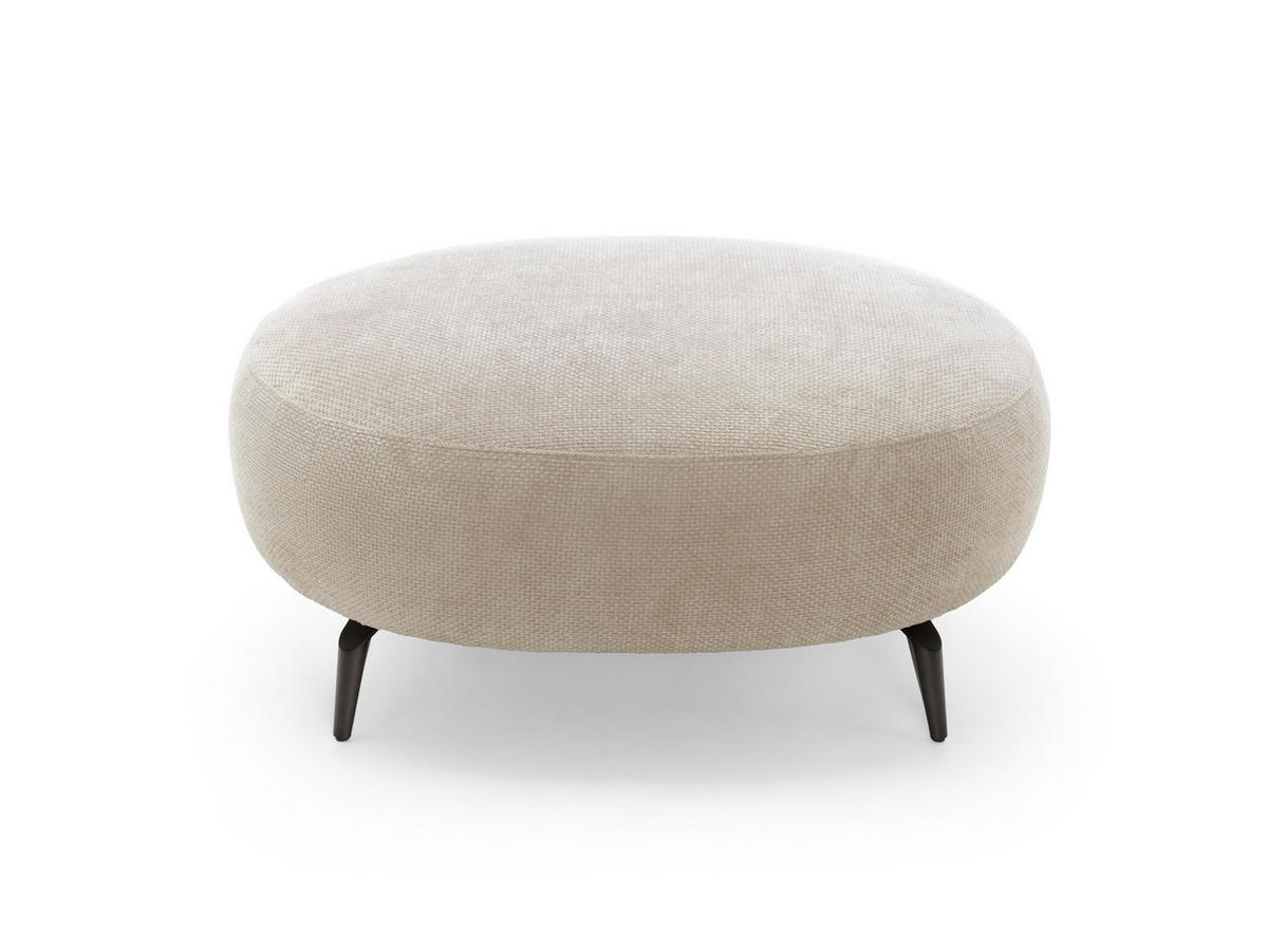 MASSENO Sitzhocker VICO, Modern Polsterhocker, Fußhocker Beige - Beige, Holzwerkstoff/Kunststoff (80/43/100cm) - MASSENO