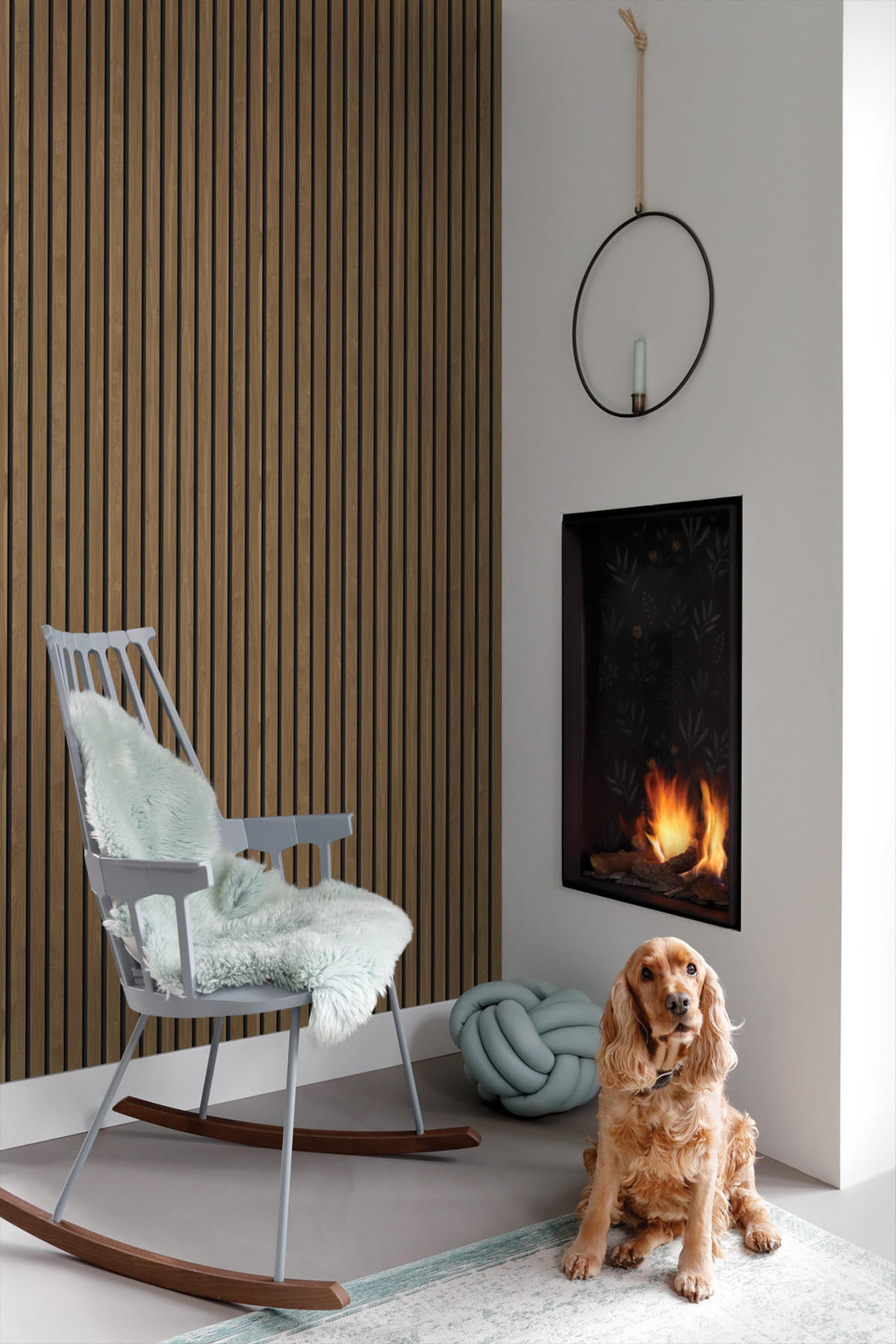 TAPETE 3D Holzpaneele 53 cm x 10.05 m - Braun, Papier (53/1000cm) - ESTAhome