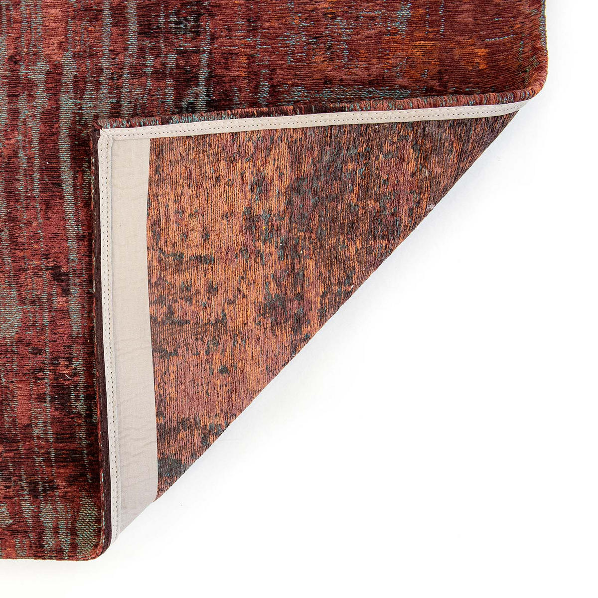 TEPPICH Flachgewebe CLARENCE 80 x 250 cm - Rot, Textil (80/250cm) - Novatrend