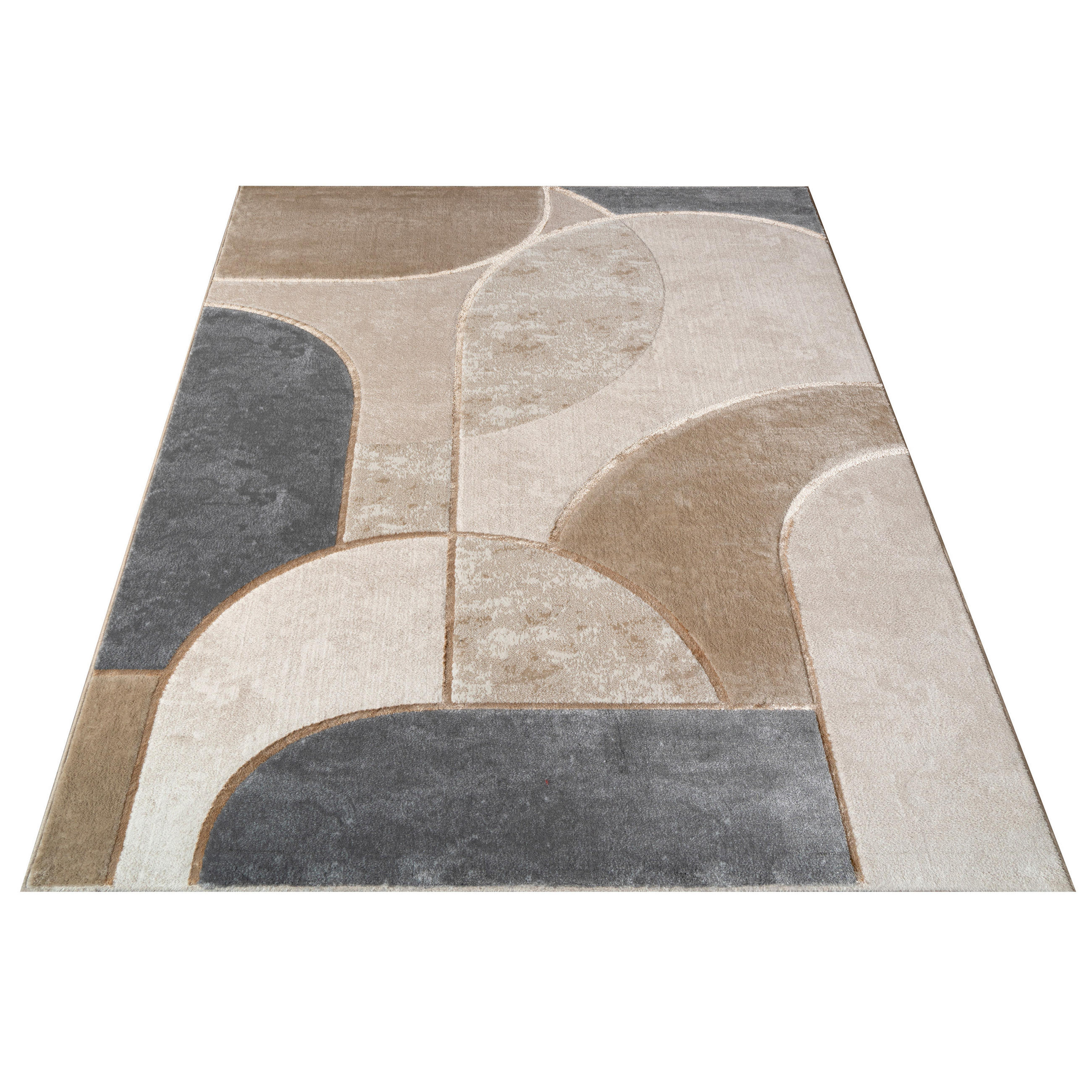 KURZFLORTEPPICH 160/230 cm Tuana 220 - Grau, Textil (160/230cm) - Paco Home