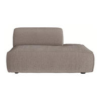 RECAMIERE ohne Schlaffunktion - 1 Person - stoff - taupe Camilio - Taupe, Textil (130/74/97cm) - Vente-Unique