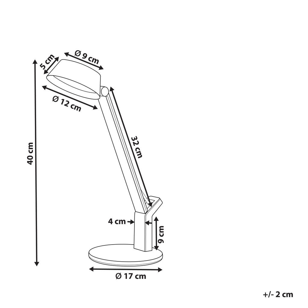 Thumbnail - Beliani Schreibtischlampe, Messing, Metall, 17x40x17 cm, Lampen & Leuchten, Innenbeleuchtung, Tischlampen, Schreibtischl...