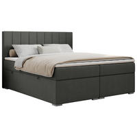 BOXBETT ALLY 200/200 Dunkelgrau Struktur - H3 - Dunkelgrau, Holz/Textil (200/200cm) - MKS