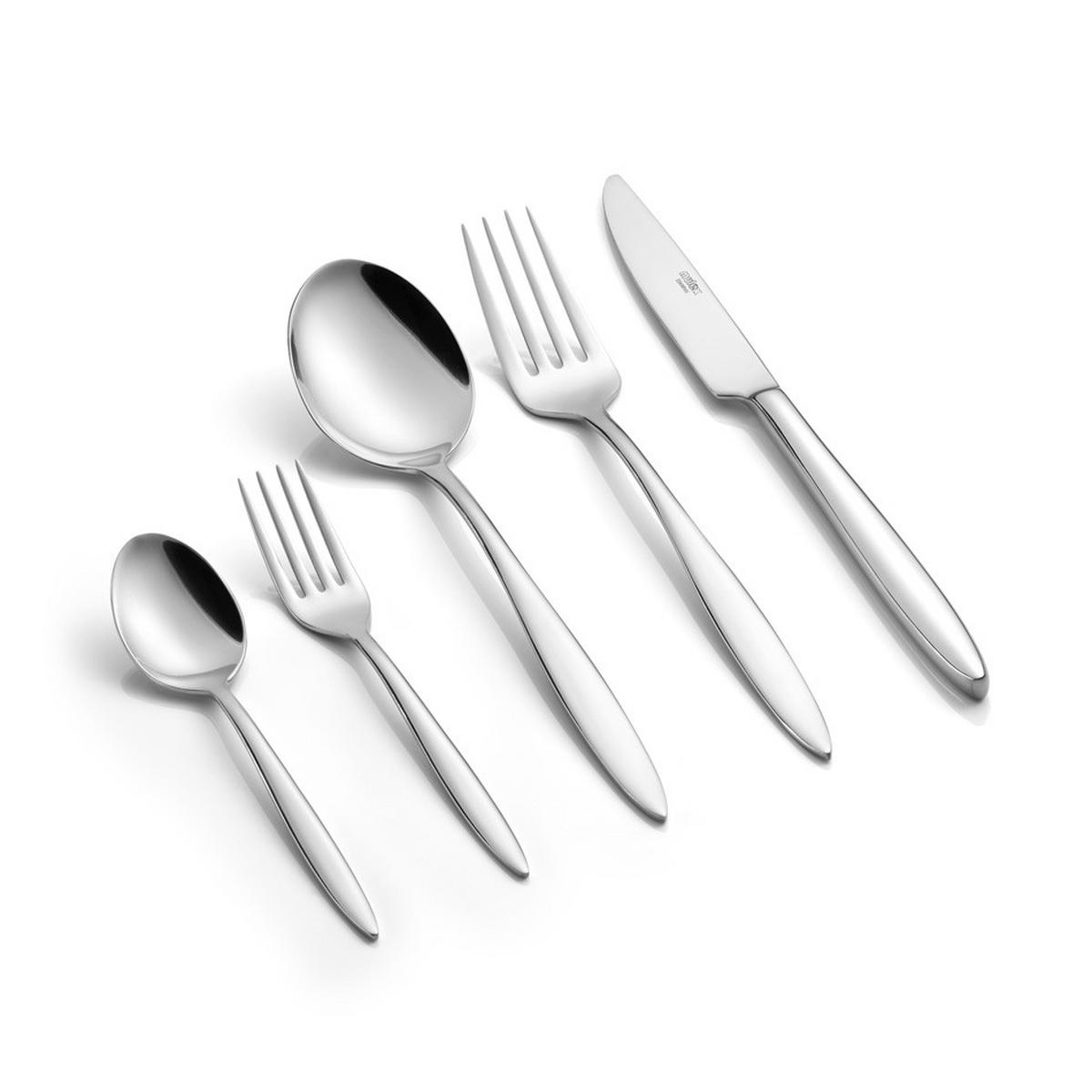 BESTECKSET Lorella- Cromirage Premium 30-teilig - Chromfarben, Metall - Mulex