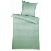 MIKROFASER-BETTWÄSCHE 135x200 Super softer Bettbezug aus 100% Polyester, Bettbezüge Grün Floral Muster - Hellgrün, Textil (135/200cm) - Carpe Sonno