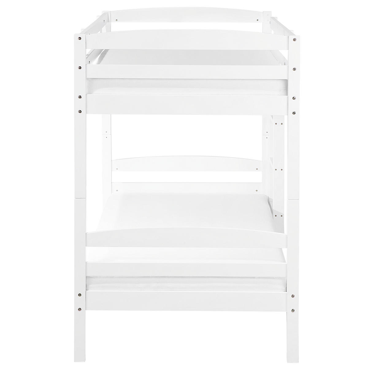 HOCHBETT Weiß 90-200 cm Regat - Weiß, Holz (90/200cm) - Beliani