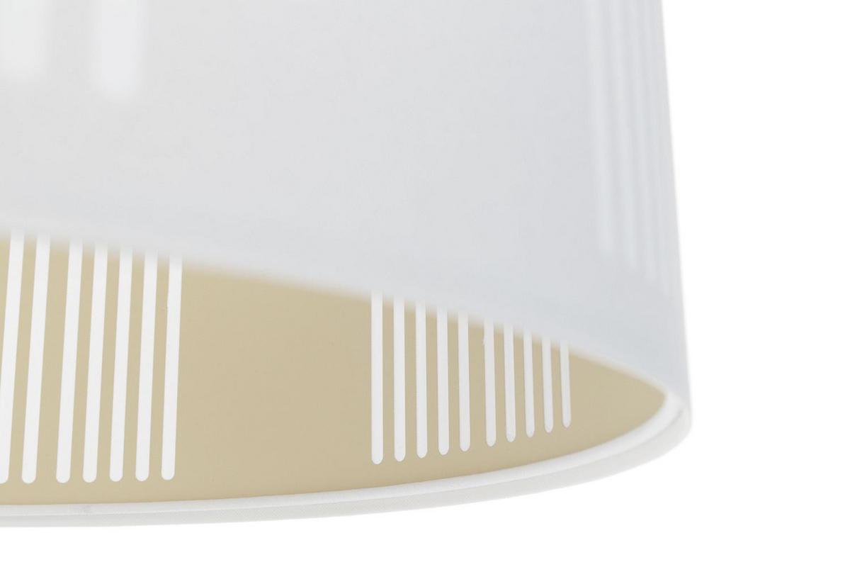 HÄNGELEUCHTE Weiß 40/90 cm - Beige/Weiß, Kunststoff (20/0.4/90cm) - ONZENO