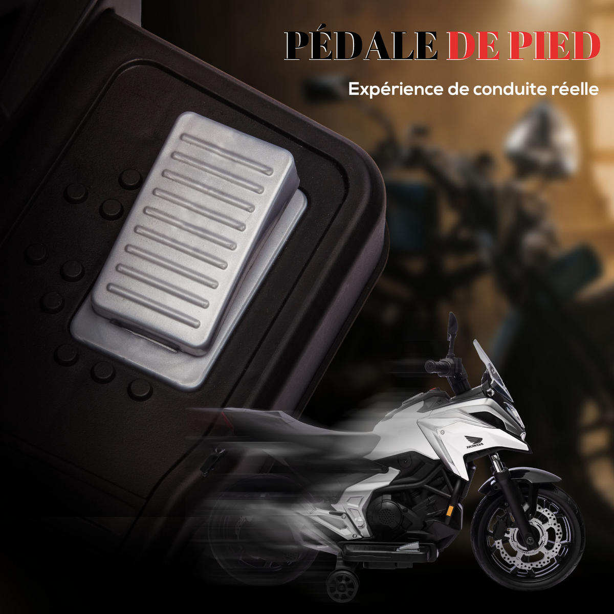 ELEKTRO-MOTORRAD DE-13169 Stützräder Weiß - Weiß, Kunststoff (107/46/75cm) - ComfortXL