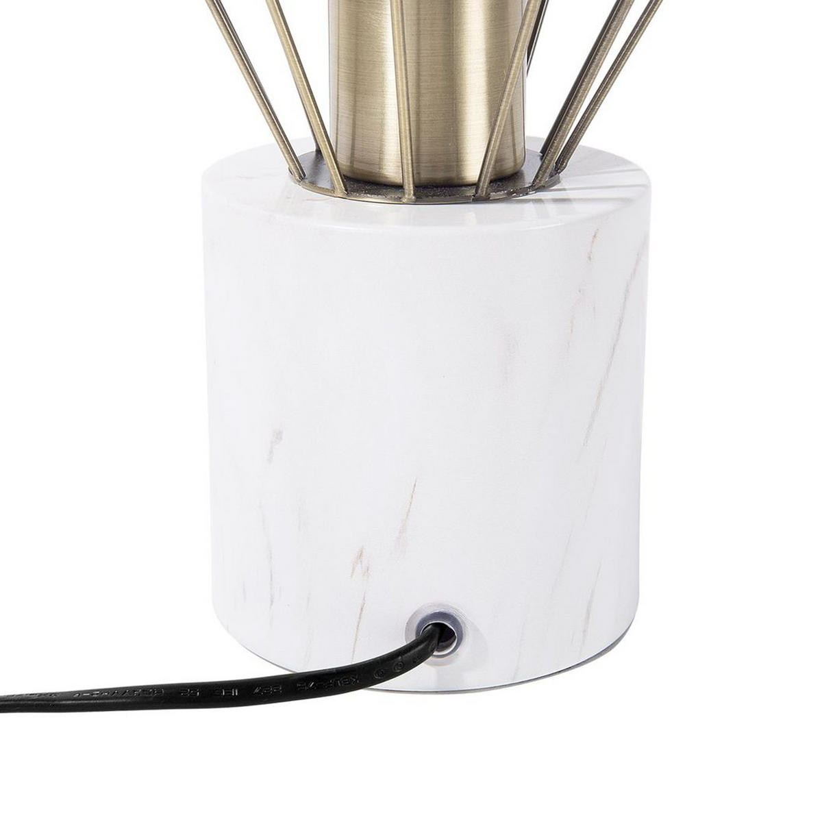 TISCHLAMPE Mooni 17/17/28 cm - Messingfarben, Metall (17/17/28cm) - Beliani