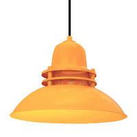 PENDELLEUCHTE Leuchtturm 34/24 - Gelb, Metall (34/34/24cm) - Bamyum