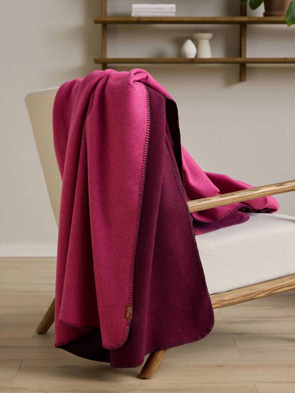 DECKE Mona Lila 140/200 cm - Lila, Textil (140/200cm) - benuta