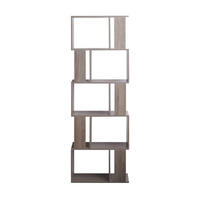 BÜCHERREGAL Grau 24/60/169 cm - Grau, Holzwerkstoff (24/169/60cm) - Mobili Rebecca
