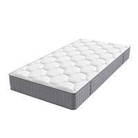 MATRATZE 90x200 Taschenfederkern 7 Zonen H3 25cm ergonomisch - Weiß, Metall - FLIEKS