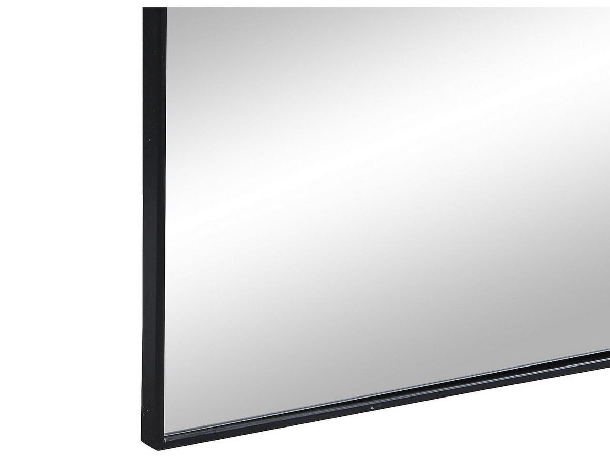 WANDSPIEGEL - 50 cm x 2 cm - metall - schwarz Mailen - Schwarz, Metall (50/170/2cm) - Vente-Unique