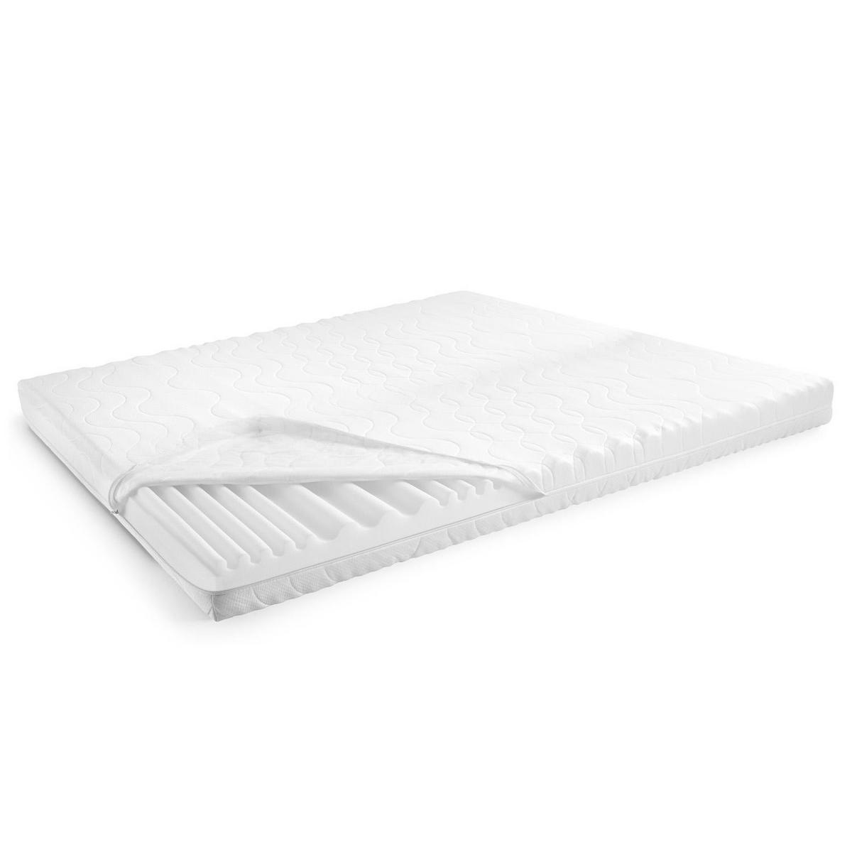 KALTSCHAUMMATRATZE Premium 160x200 cm - Weiß, Textil (160/200cm) - CloudComfort